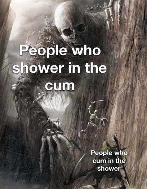 cumming in the shower